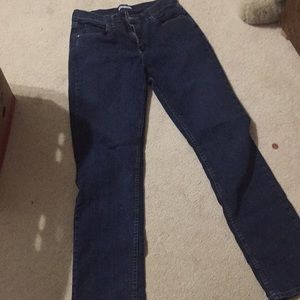 Straight leg jeans